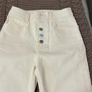 High waist skinny jeans